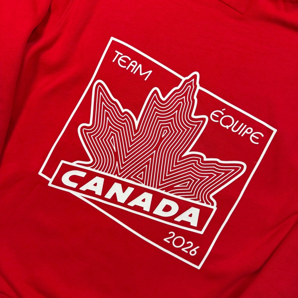 Lululemon Team Canada 2026 Olympics Promo Steady State Hoodie Men's XL Red - Picture 11 of 13